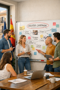 Influencer agency planning dropshipper campaign